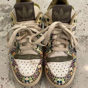 Adidas Neo Polka Dot Classic Sneakers Size 7 Women